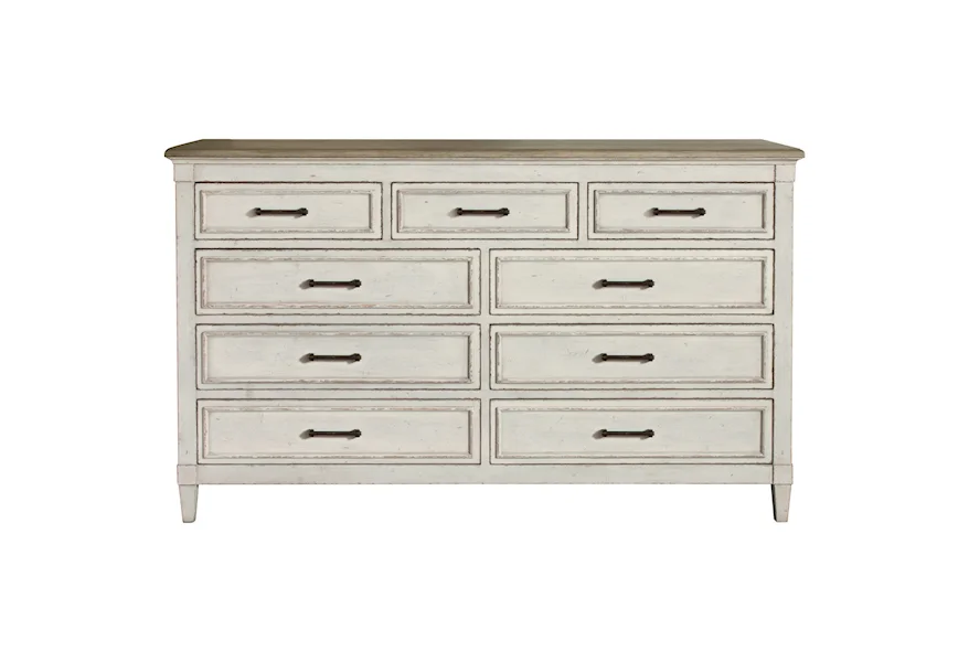 Bella Dresser by Bassett at Esprit Decor Home Furnishings